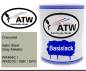 Preview: Chevrolet, Satin Steel Gray Metallic, WA464C / WA501B / G9K / GF6: 1L Lackdose, von ATW Autoteile West.